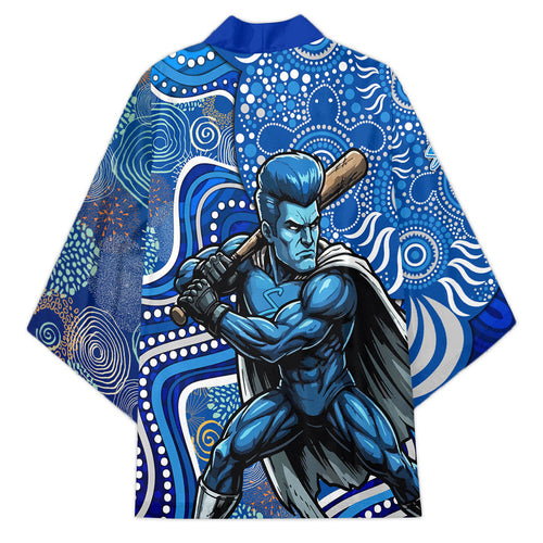 Adelaide Strikers Kimono Indigenous Dot Art Superhero Batter Tribal Pattern