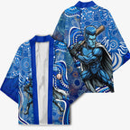 Adelaide Strikers Kimono Indigenous Dot Art Superhero Batter Tribal Pattern