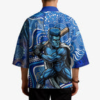 Adelaide Strikers Kimono Indigenous Dot Art Superhero Batter Tribal Pattern