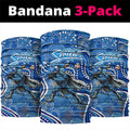 Adelaide Strikers Neck Gaiter Indigenous Dot Art Superhero Batter Tribal Pattern