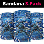 Adelaide Strikers Neck Gaiter Indigenous Dot Art Superhero Batter Tribal Pattern