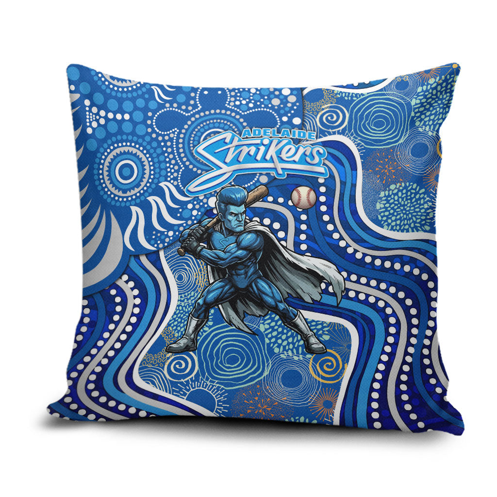 Adelaide Strikers Pillow Cover Indigenous Dot Art Superhero Batter Tribal Pattern