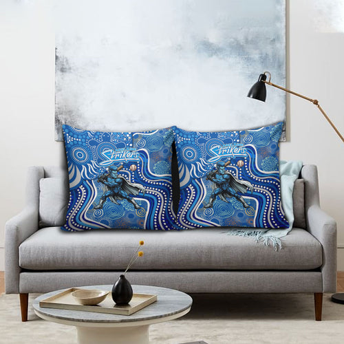 Adelaide Strikers Pillow Cover Indigenous Dot Art Superhero Batter Tribal Pattern