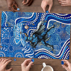 Adelaide Strikers Puzzle Indigenous Dot Art Superhero Batter Tribal Pattern