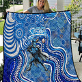 Adelaide Strikers Quilt Indigenous Dot Art Superhero Batter Tribal Pattern