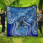 Adelaide Strikers Quilt Indigenous Dot Art Superhero Batter Tribal Pattern