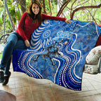 Adelaide Strikers Quilt Indigenous Dot Art Superhero Batter Tribal Pattern