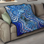 Adelaide Strikers Quilt Indigenous Dot Art Superhero Batter Tribal Pattern