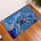 Adelaide Strikers Rubber Doormat Indigenous Dot Art Superhero Batter Tribal Pattern