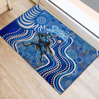 Adelaide Strikers Rubber Doormat Indigenous Dot Art Superhero Batter Tribal Pattern