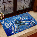 Adelaide Strikers Rubber Doormat Indigenous Dot Art Superhero Batter Tribal Pattern