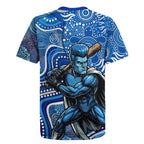 Adelaide Strikers Rugby Jersey Indigenous Dot Art Superhero Batter Tribal Pattern