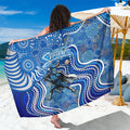 Adelaide Strikers Sarong Indigenous Dot Art Superhero Batter Tribal Pattern