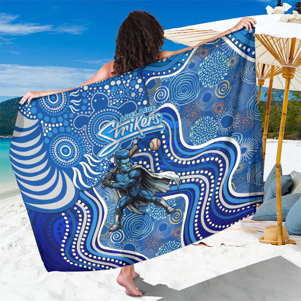Adelaide Strikers Sarong Indigenous Dot Art Superhero Batter Tribal Pattern