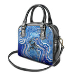 Adelaide Strikers Shoulder Handbag Indigenous Dot Art Superhero Batter Tribal Pattern