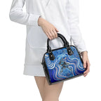 Adelaide Strikers Shoulder Handbag Indigenous Dot Art Superhero Batter Tribal Pattern