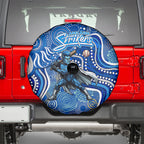 Adelaide Strikers Spare Tire Cover Indigenous Dot Art Superhero Batter Tribal Pattern