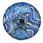 Adelaide Strikers Spare Tire Cover Indigenous Dot Art Superhero Batter Tribal Pattern
