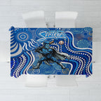 Adelaide Strikers Tablecloth Indigenous Dot Art Superhero Batter Tribal Pattern