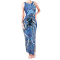 Adelaide Strikers Tank Maxi Dress Indigenous Dot Art Superhero Batter Tribal Pattern