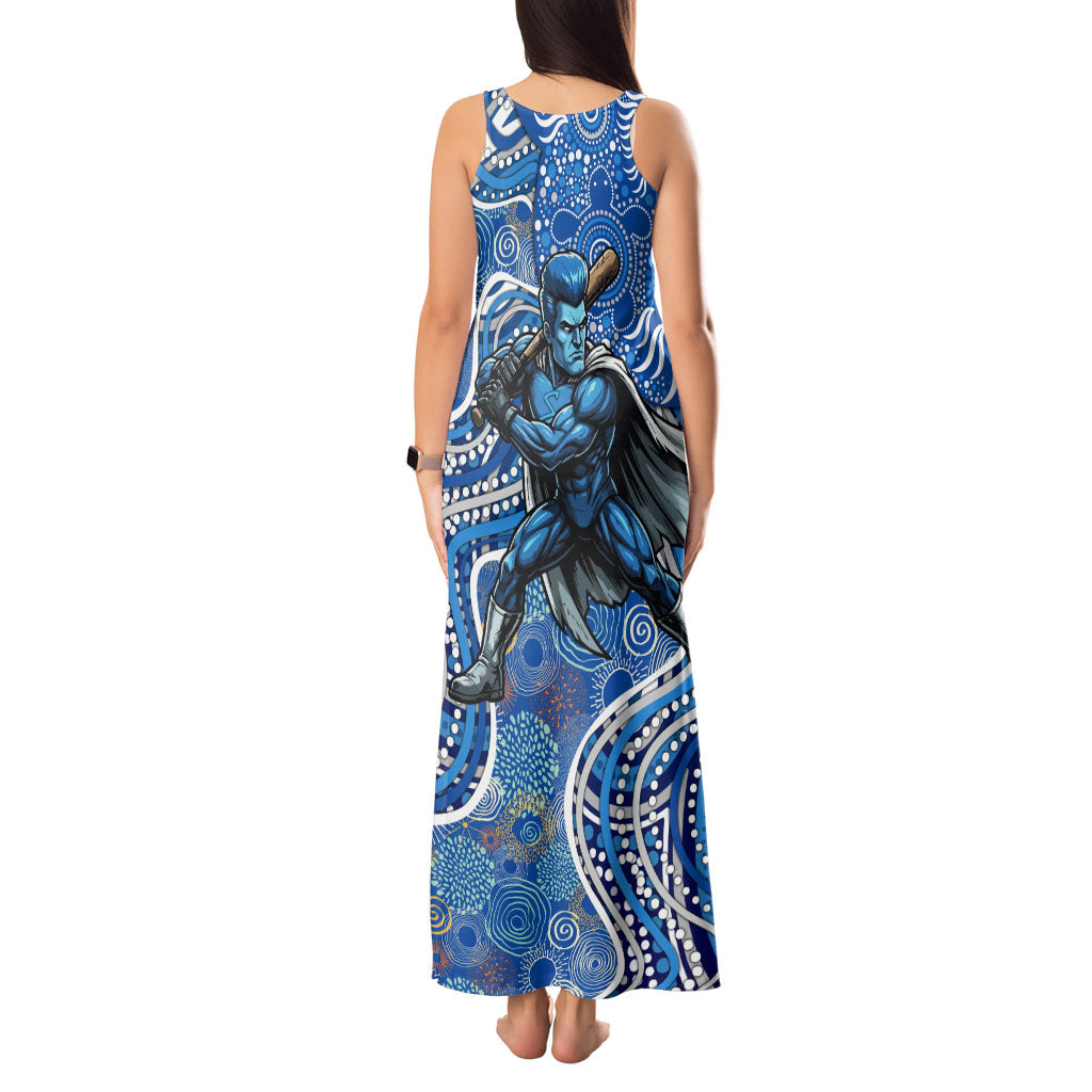 Adelaide Strikers Tank Maxi Dress Indigenous Dot Art Superhero Batter Tribal Pattern