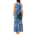 Adelaide Strikers Tank Maxi Dress Indigenous Dot Art Superhero Batter Tribal Pattern