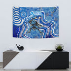 Adelaide Strikers Tapestry Indigenous Dot Art Superhero Batter Tribal Pattern