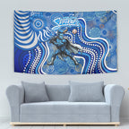 Adelaide Strikers Tapestry Indigenous Dot Art Superhero Batter Tribal Pattern