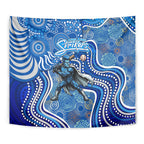 Adelaide Strikers Tapestry Indigenous Dot Art Superhero Batter Tribal Pattern