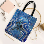 Adelaide Strikers Tote Bag Indigenous Dot Art Superhero Batter Tribal Pattern