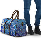 Adelaide Strikers Travel Bag Indigenous Dot Art Superhero Batter Tribal Pattern