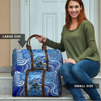 Adelaide Strikers Travel Bag Indigenous Dot Art Superhero Batter Tribal Pattern