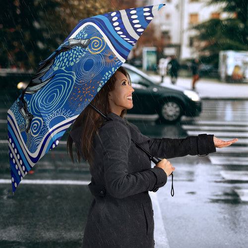 Adelaide Strikers Umbrella Indigenous Dot Art Superhero Batter Tribal Pattern