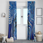 Adelaide Strikers Window Curtain Indigenous Dot Art Superhero Batter Tribal Pattern