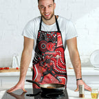 Melbourne Renegades Apron Indigenous Dot Art Superhero Batter Tribal Pattern
