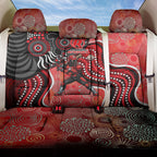 Melbourne Renegades Back Car Seat Cover Indigenous Dot Art Superhero Batter Tribal Pattern