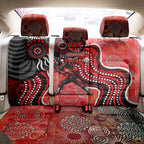 Melbourne Renegades Back Car Seat Cover Indigenous Dot Art Superhero Batter Tribal Pattern