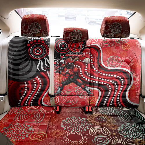 Melbourne Renegades Back Car Seat Cover Indigenous Dot Art Superhero Batter Tribal Pattern