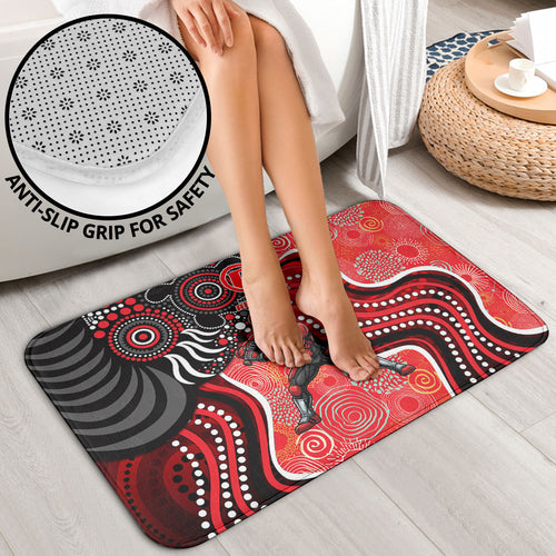 Melbourne Renegades Bathroom Set Indigenous Dot Art Superhero Batter Tribal Pattern