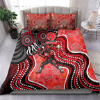 Melbourne Renegades Bedding Set Indigenous Dot Art Superhero Batter Tribal Pattern