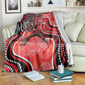 Melbourne Renegades Blanket Indigenous Dot Art Superhero Batter Tribal Pattern