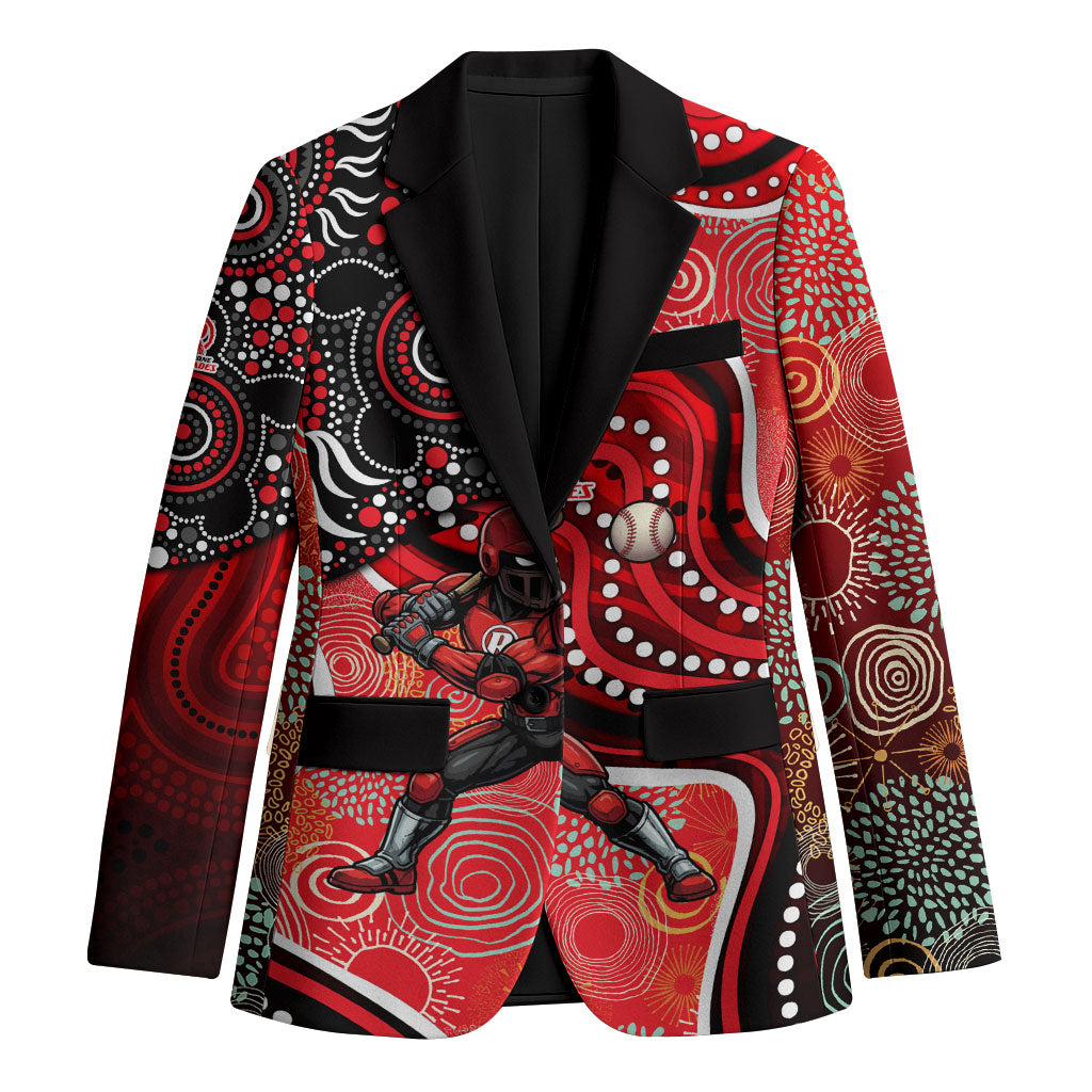 Melbourne Renegades Blazer Indigenous Dot Art Superhero Batter Tribal Pattern