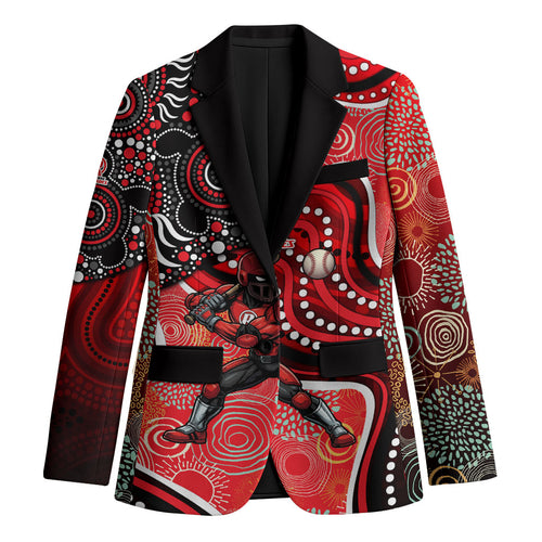 Melbourne Renegades Blazer Indigenous Dot Art Superhero Batter Tribal Pattern