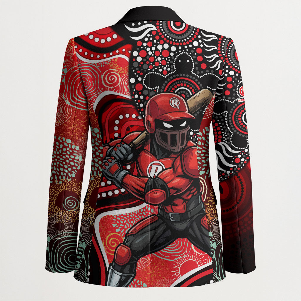 Melbourne Renegades Blazer Indigenous Dot Art Superhero Batter Tribal Pattern