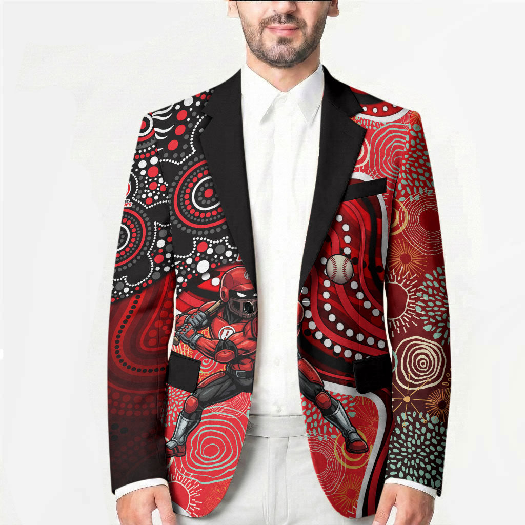 Melbourne Renegades Blazer Indigenous Dot Art Superhero Batter Tribal Pattern