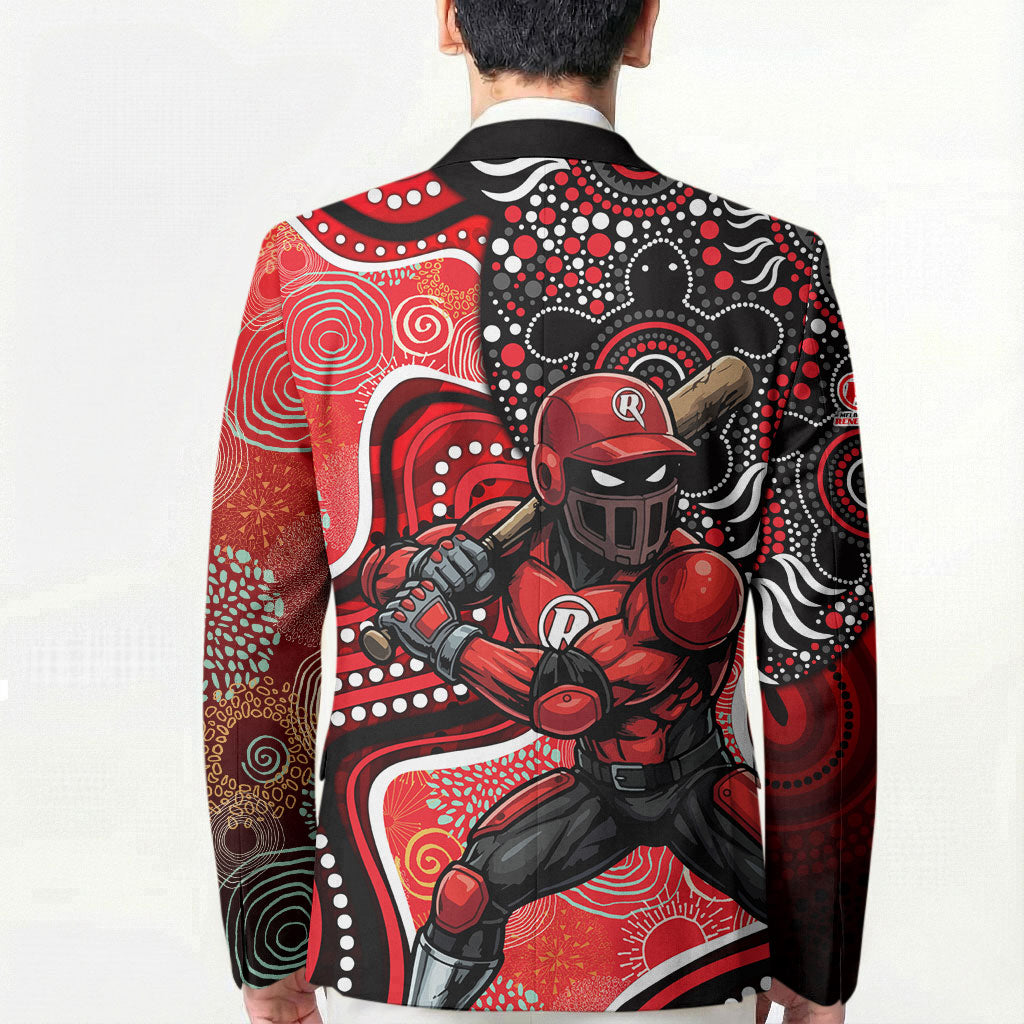 Melbourne Renegades Blazer Indigenous Dot Art Superhero Batter Tribal Pattern