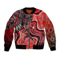Melbourne Renegades Bomber Jacket Indigenous Dot Art Superhero Batter Tribal Pattern