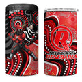 Melbourne Renegades 4 in 1 Can Cooler Tumbler Indigenous Dot Art Superhero Batter Tribal Pattern