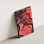 Melbourne Renegades Canvas Wall Art Indigenous Dot Art Superhero Batter Tribal Pattern