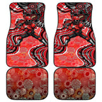 Melbourne Renegades Car Mats Indigenous Dot Art Superhero Batter Tribal Pattern
